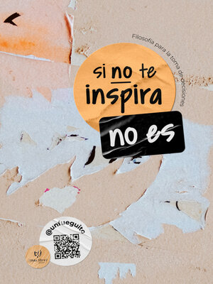 cover image of Si no te inspira, no es